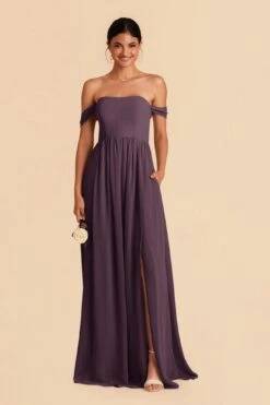 August Convertible Dress - Plum