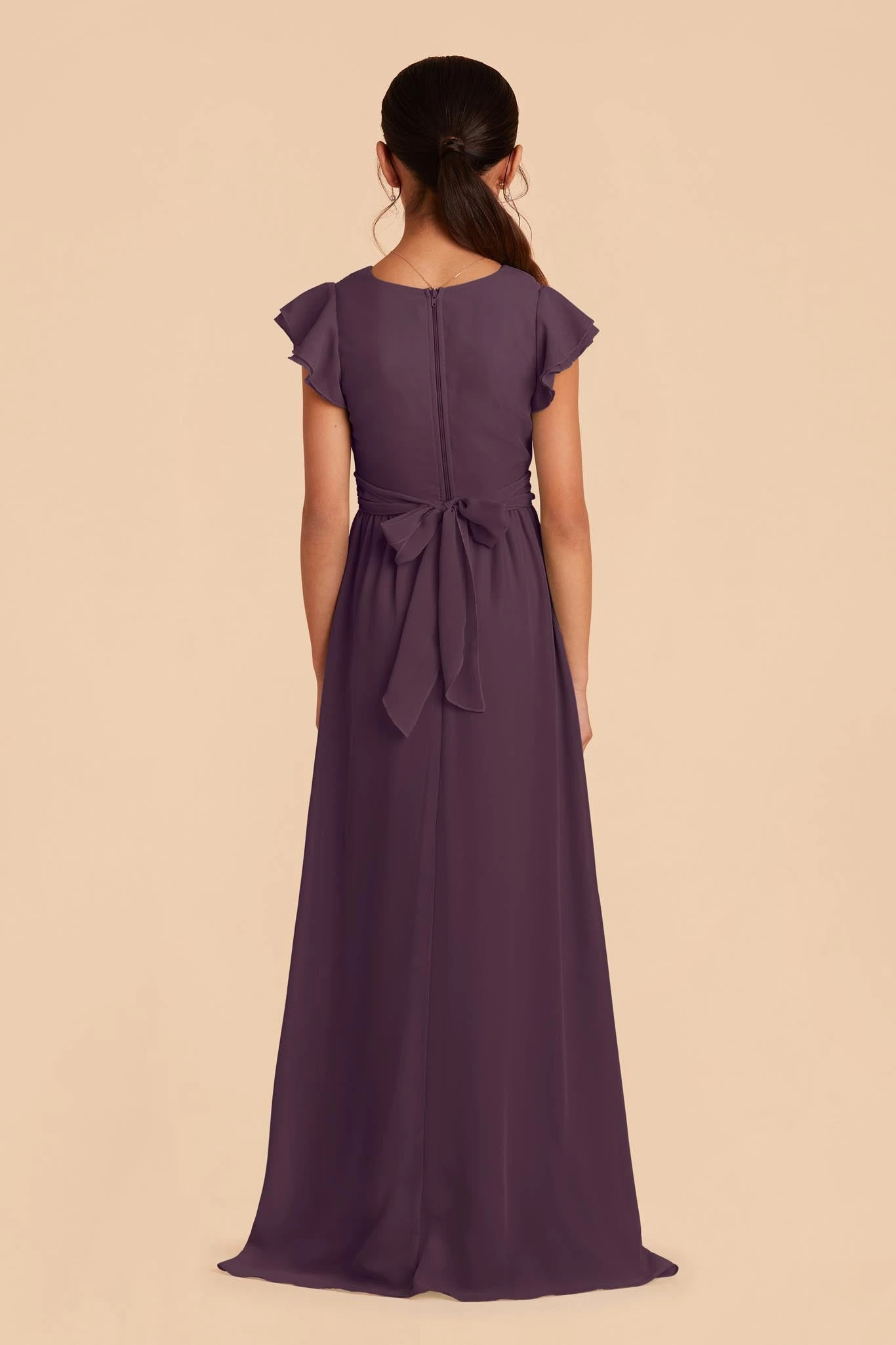 Celine Junior Dress - Plum 6 Celine Junior Dress - Plum - Image 4