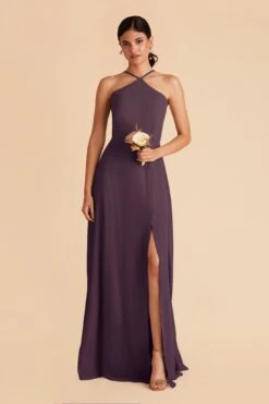 Juliet Chiffon Dress - Plum -Elegance Bridal Store plum juliet convertible slit bridesmaid dress 01 a2310aa4 6d0b 4133 993d 5fd364a63d15