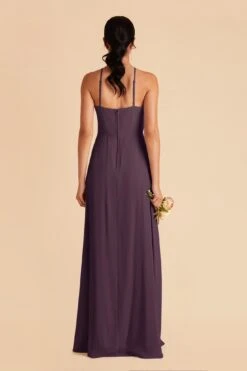 Juliet Chiffon Dress - Plum -Elegance Bridal Store plum juliet convertible slit bridesmaid dress 04 05fba2f9 4281 498a 893f 423175b5a746