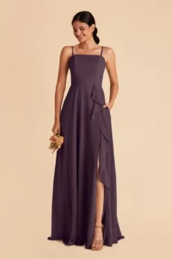 Winnie Convertible Chiffon Dress - Plum -Elegance Bridal Store plum winnie convertible slit bridesmaid dress 03 700d502d 40e7 41fe ab9e 68ad4214bc4c