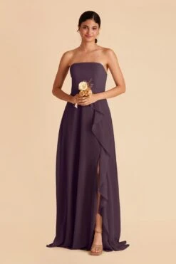 Winnie Convertible Chiffon Dress - Plum