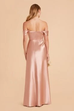 Mia Shiny Satin Convertible Dress - Rose Gold 19 Mia Shiny Satin Convertible Dress - Rose Gold -Elegance Bridal Store rose gold mia convertible satin bridesmaid dress 01