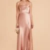 Mia Shiny Satin Convertible Dress - Rose Gold 1 Mia Shiny Satin Convertible Dress - Rose Gold -Elegance Bridal Store rose gold mia convertible satin bridesmaid dress 05