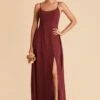 Amy Chiffon Dress - Rosewood -Elegance Bridal Store rosewood amy bridesmaid dress 03
