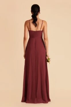 Amy Chiffon Dress - Rosewood 14 Amy Chiffon Dress - Rosewood -Elegance Bridal Store rosewood amy bridesmaid dress 04