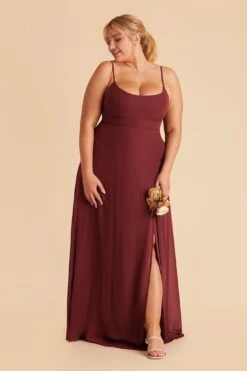 Amy Chiffon Dress - Rosewood 16 Amy Chiffon Dress - Rosewood -Elegance Bridal Store rosewood amy plus size bridesmaid dress 02 f93517ef 12ea 487d 8175 decb855c1098