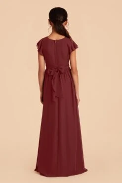 Celine Junior Dress - Rosewood -Elegance Bridal Store rosewood celine junior bridesmaid dress 03