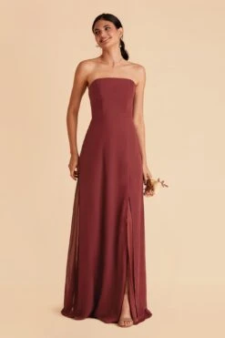 Chris Convertible Chiffon Dress - Rosewood 15 Chris Convertible Chiffon Dress - Rosewood -Elegance Bridal Store rosewood chris convertible bridesmaid dress 04
