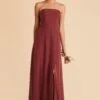 Chris Convertible Chiffon Dress - Rosewood