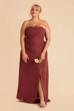Chris Convertible Chiffon Dress - Rosewood 20 Chris Convertible Chiffon Dress - Rosewood -Elegance Bridal Store rosewood chris convertible plus size bridesmaid dress 05 a45669f9 d419 4aa6 b2df 01a161ebee78