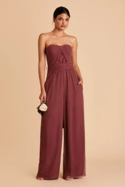 Gigi Convertible Jumpsuit - Rosewood
