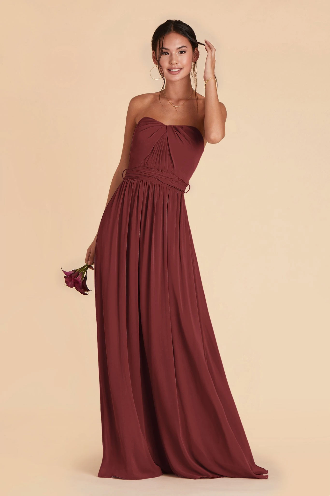 Grace Convertible Dress - Rosewood 5 Grace Convertible Dress - Rosewood - Image 3