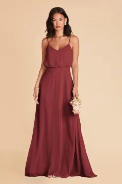 Gwennie Dress - Rosewood 19 Gwennie Dress - Rosewood -Elegance Bridal Store rosewood gwennie bridesmaid dress 01
