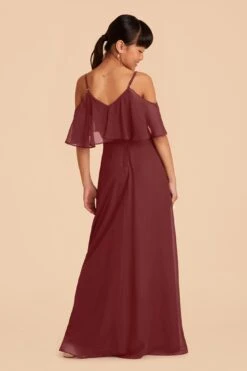 Janie Convertible Junior Dress - Rosewood -Elegance Bridal Store rosewood janie convertible junior bridesmaid dress 01