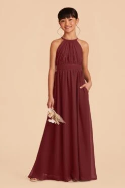 Sienna Junior Dress - Rosewood -Elegance Bridal Store rosewood sienna junior bridesmaid dress 02
