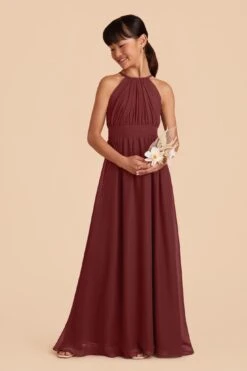 Sienna Junior Dress - Rosewood
