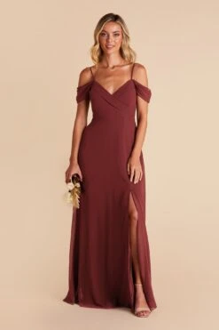 Spence Convertible Dress - Rosewood 20 Spence Convertible Dress - Rosewood -Elegance Bridal Store rosewood spence convertible slit bridesmaid dress 02