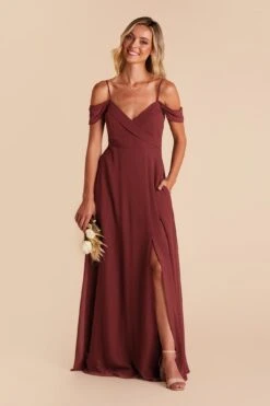 Spence Convertible Dress - Rosewood 22 Spence Convertible Dress - Rosewood -Elegance Bridal Store rosewood spence convertible slit bridesmaid dress 04
