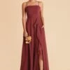 Winnie Convertible Chiffon Dress - Rosewood