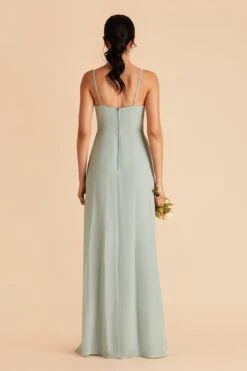 Amy Chiffon Dress - Sage 19 Amy Chiffon Dress - Sage -Elegance Bridal Store sage amy bridesmaid dress 04