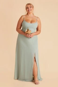 Amy Chiffon Dress - Sage 22 Amy Chiffon Dress - Sage -Elegance Bridal Store sage amy plus size bridesmaid dress 02 2fe504f0 fee4 48c9 8370 ba7e8ef89511