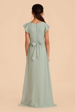 Celine Junior Dress - Sage -Elegance Bridal Store sage celine junior bridesmaid dress 06