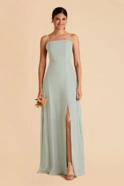 Chris Convertible Chiffon Dress - Sage -Elegance Bridal Store sage chris convertible bridesmaid dress 01