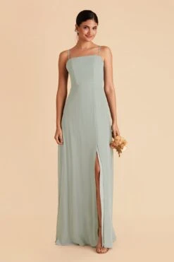 Chris Convertible Chiffon Dress - Sage -Elegance Bridal Store sage chris convertible bridesmaid dress 03