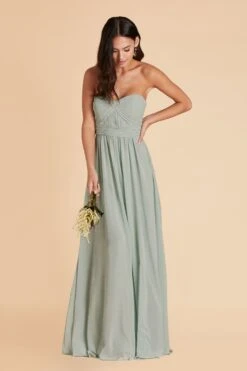 Grace Convertible Dress - Sage 25 Grace Convertible Dress - Sage -Elegance Bridal Store sage grace convertible chiffon bridesmaid dress 04