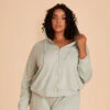 Zip Up Hoodie - Sage -Elegance Bridal Store sage hoodie plus size loungewear 01 80f63818 94db 41a7 b61f dae1eb69dc02