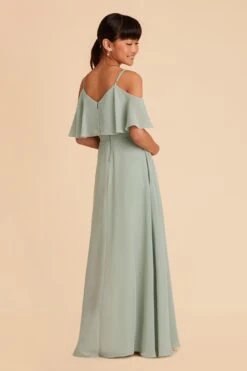 Janie Convertible Junior Dress - Sage 14 Janie Convertible Junior Dress - Sage -Elegance Bridal Store sage janie convertible junior bridesmaid dress 04