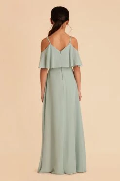 Janie Convertible Junior Dress - Sage 21 Janie Convertible Junior Dress - Sage -Elegance Bridal Store sage janie convertible junior bridesmaid dress 05
