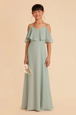 Janie Convertible Junior Dress - Sage 15 Janie Convertible Junior Dress - Sage -Elegance Bridal Store sage janie convertible junior bridesmaid dress 08
