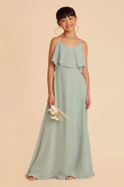 Janie Convertible Junior Dress - Sage