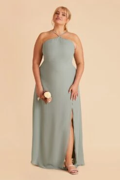 Juliet Chiffon Dress - Sage -Elegance Bridal Store sage juliet plus size bridesmaid dress 01 abe98eec 4a9b 4d14 869c de7716e4309a
