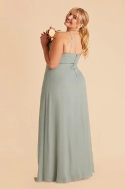 Juliet Chiffon Dress - Sage -Elegance Bridal Store sage juliet plus size bridesmaid dress 04 329c361b b142 4083 80e9 425b0d21af73