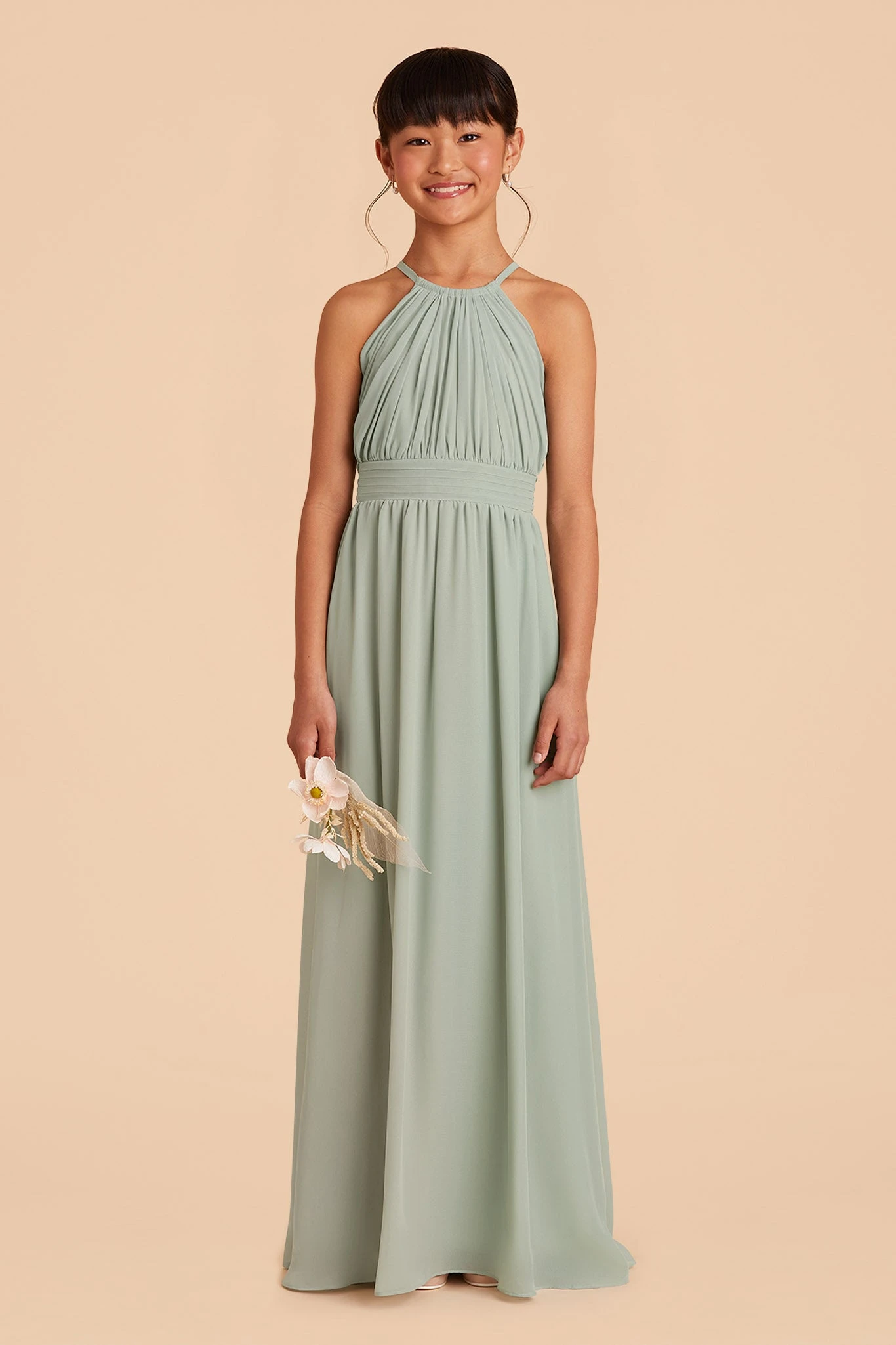 Sienna Junior Dress - Sage 8 Sienna Junior Dress - Sage - Image 6