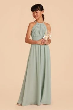 Sienna Junior Dress - Sage 13 Sienna Junior Dress - Sage -Elegance Bridal Store sage sienna junior bridesmaid dress 04