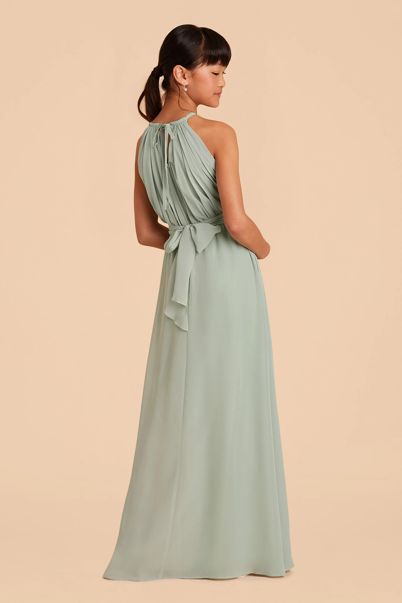 Sienna Junior Dress - Sage 4 Sienna Junior Dress - Sage - Image 2