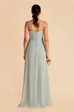 Winnie Convertible Chiffon Dress - Sage 31 Winnie Convertible Chiffon Dress - Sage -Elegance Bridal Store sage winnie convertible bridesmaid dress 01
