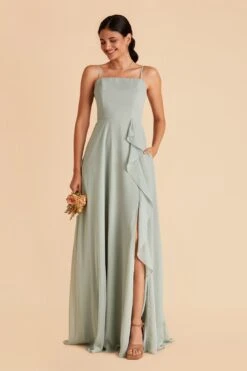 Winnie Convertible Chiffon Dress - Sage 28 Winnie Convertible Chiffon Dress - Sage -Elegance Bridal Store sage winnie convertible bridesmaid dress 05