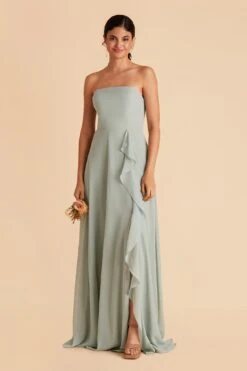Winnie Convertible Chiffon Dress - Sage 29 Winnie Convertible Chiffon Dress - Sage -Elegance Bridal Store sage winnie convertible bridesmaid dress 07
