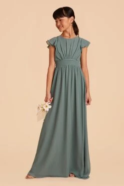 Celine Junior Dress - Sea Glass 11 Celine Junior Dress - Sea Glass -Elegance Bridal Store sea glass celine junior bridesmaid dress 05