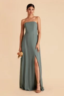 Chris Convertible Chiffon Dress - Sea Glass