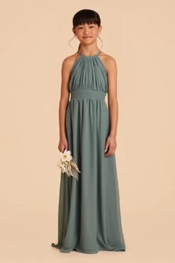 Sienna Junior Dress - Sea Glass 15 Sienna Junior Dress - Sea Glass -Elegance Bridal Store sea glass sienna junior bridesmaid dress 01