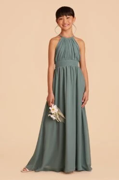 Sienna Junior Dress - Sea Glass 19 Sienna Junior Dress - Sea Glass -Elegance Bridal Store sea glass sienna junior bridesmaid dress 06