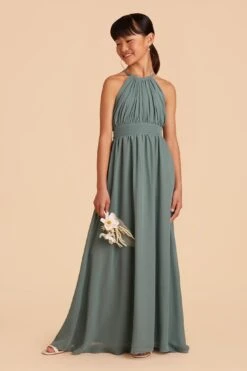Sienna Junior Dress - Sea Glass 20 Sienna Junior Dress - Sea Glass -Elegance Bridal Store sea glass sienna junior bridesmaid dress 07