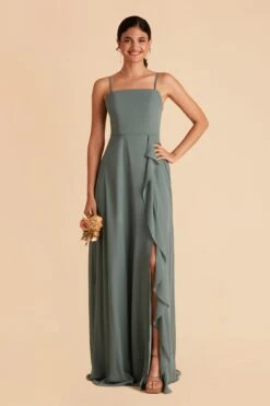 Winnie Convertible Chiffon Dress - Sea Glass 31 Winnie Convertible Chiffon Dress - Sea Glass -Elegance Bridal Store sea glass winnie convertible bridesmaid dress 05