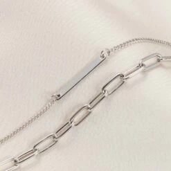 Jagger Bracelet Set - Silver 7 Jagger Bracelet Set - Silver -Elegance Bridal Store silver jagger bracelet set accessories 01